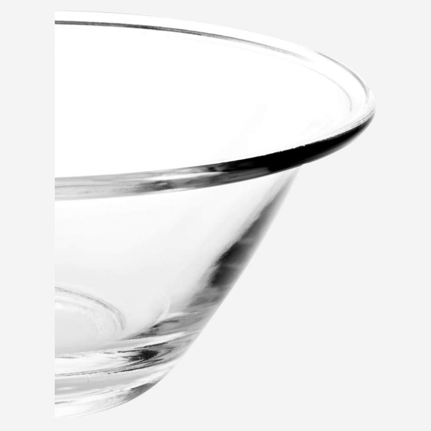 Saladier en verre - 14 cm - Transparent