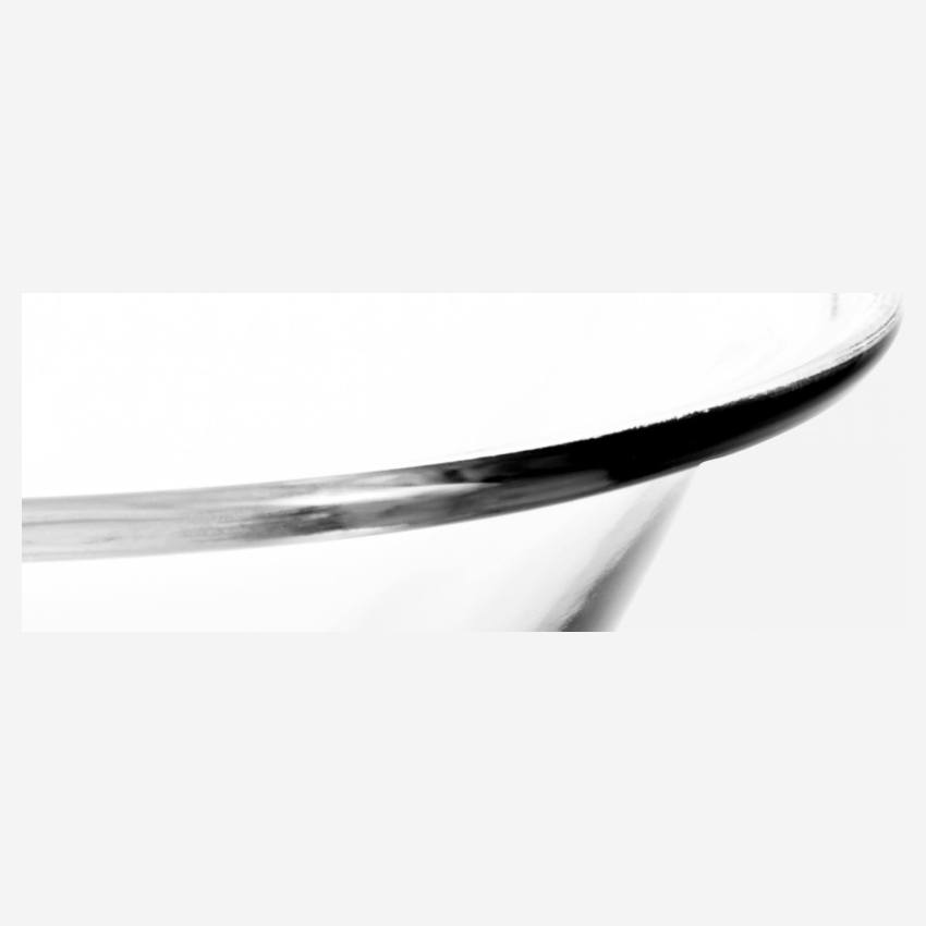 Saladier en verre - 14 cm - Transparent