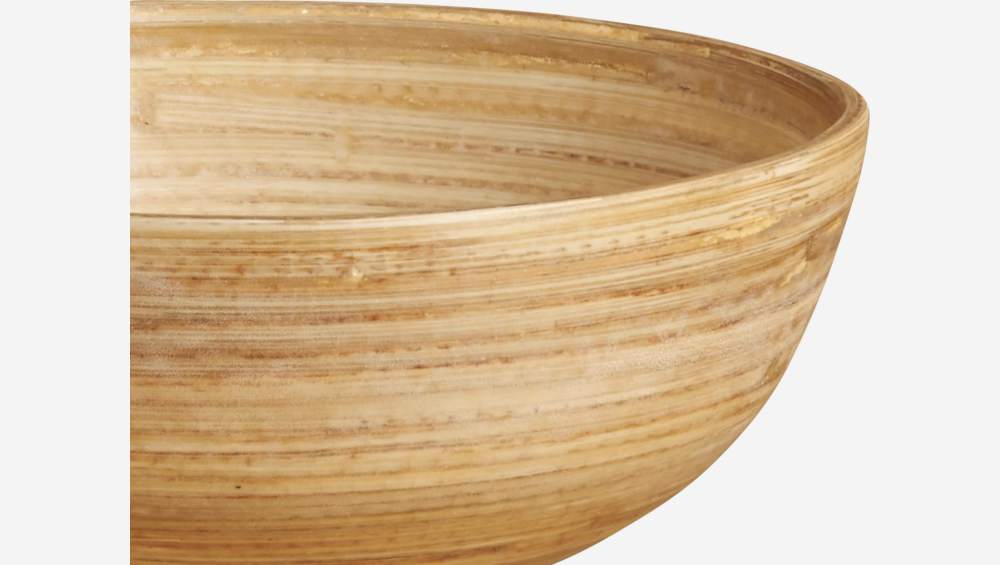 Wooden salad bowl - 15.3 cm - Natural