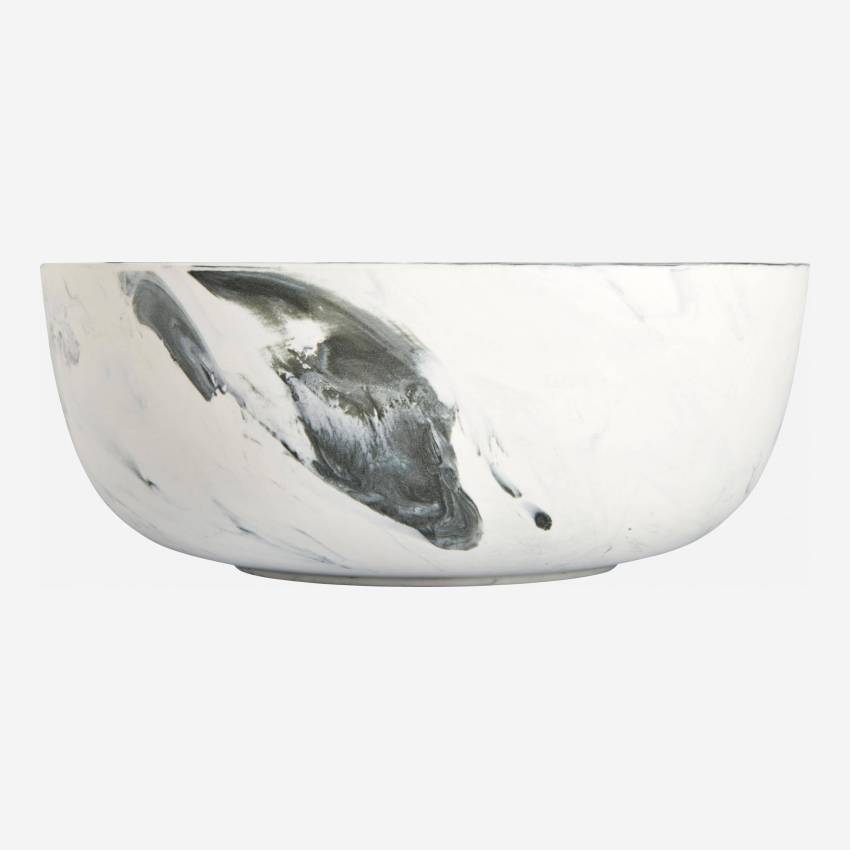 Saladier en porcelaine - 21,5 cm - Gris