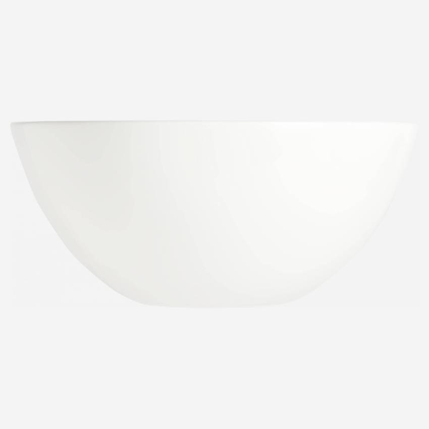 Porcelain salad bowl - 25 cm - White
