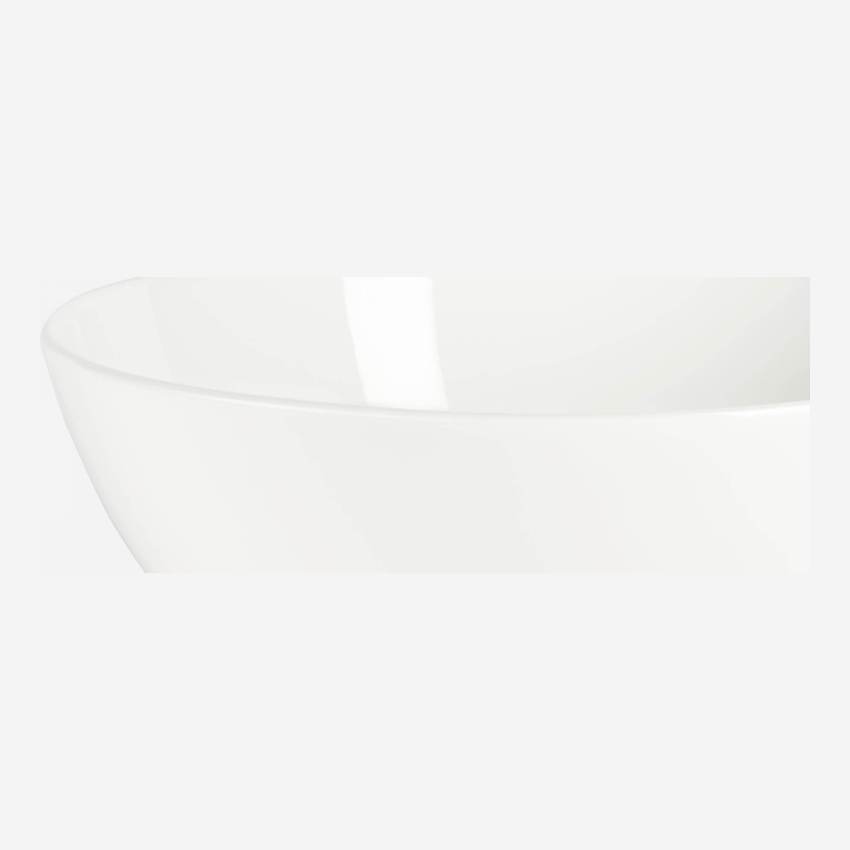 Porcelain salad bowl - 25 cm - White