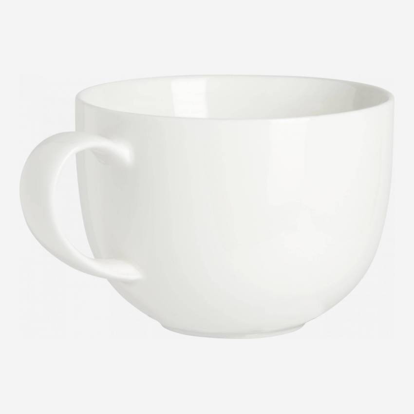 Mug 11cm en porcelaine blanche