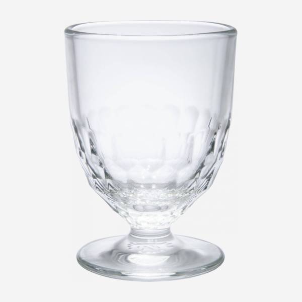 Machine-made glass wine glass - 11 cm