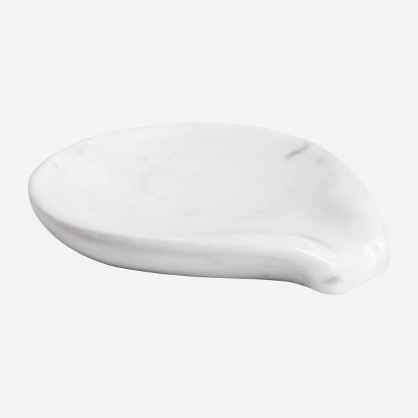 Apoya cucharas de mármol  - Blanco 