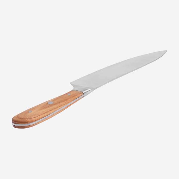 Couteau de chef avec manche en bois