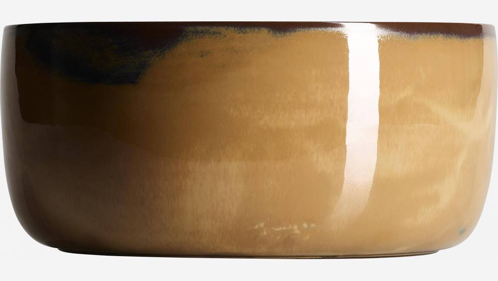 Saladier en porcelaine - 20 cm - Marron