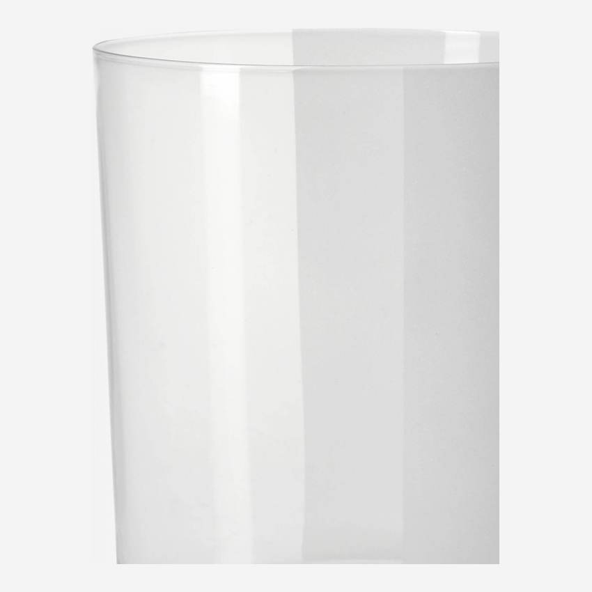 Vaso de vidrio semi-esmerilado - 350 ml