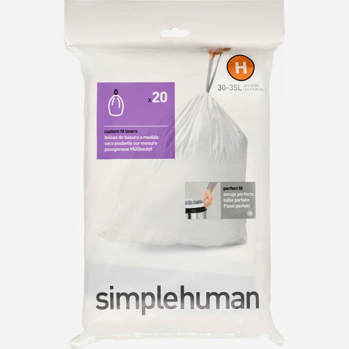 30l bin bolsas