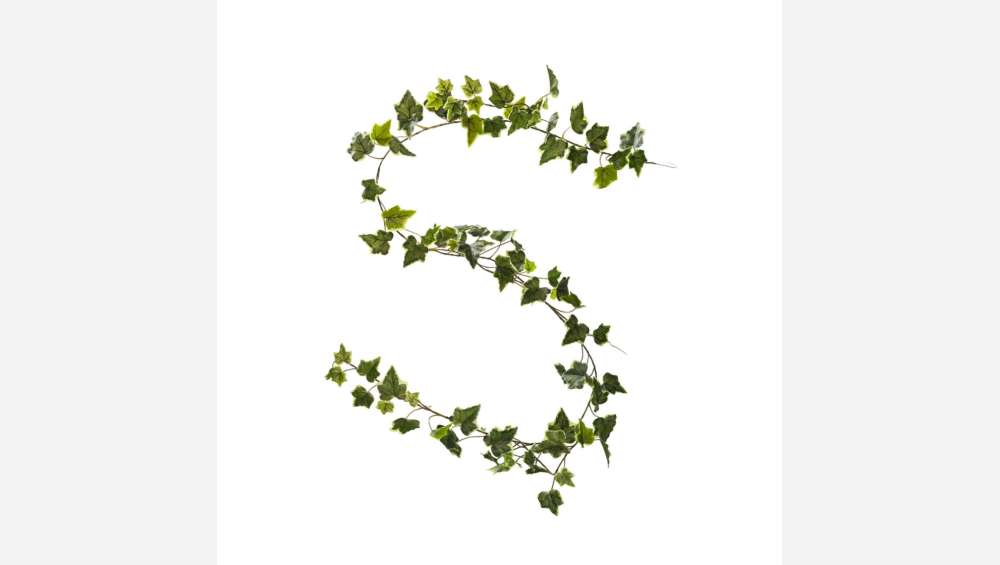 Artificial variegated ivy garland 200cm