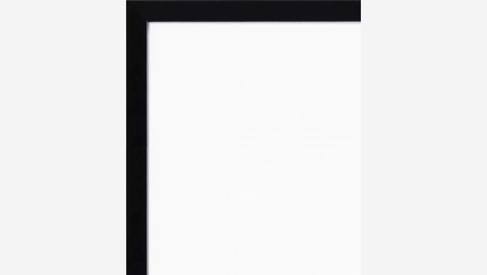 Marco para pared de abedul - 30 x 40 cm - Negro 