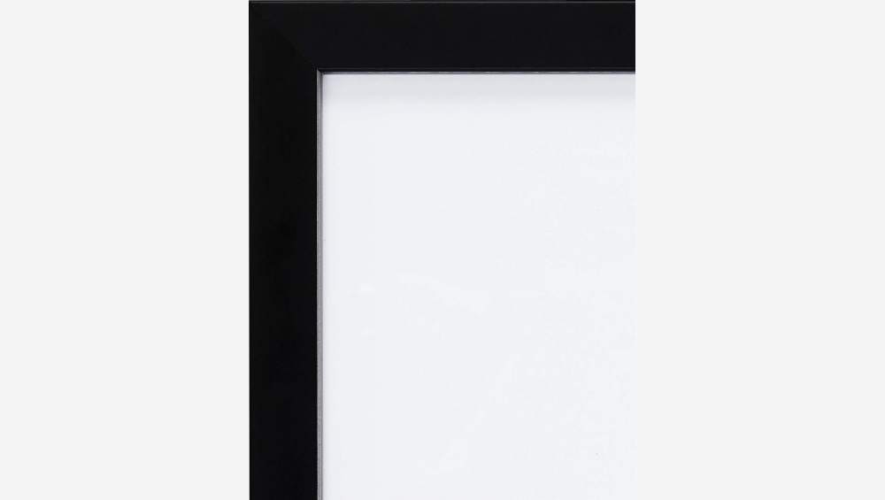 Marco para pared de abedul - 40 x 50 cm - Negro 
