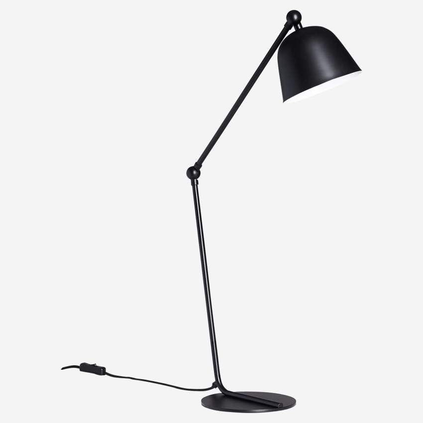 Lampe de table en métal - Hauteur 81 cm - Noir