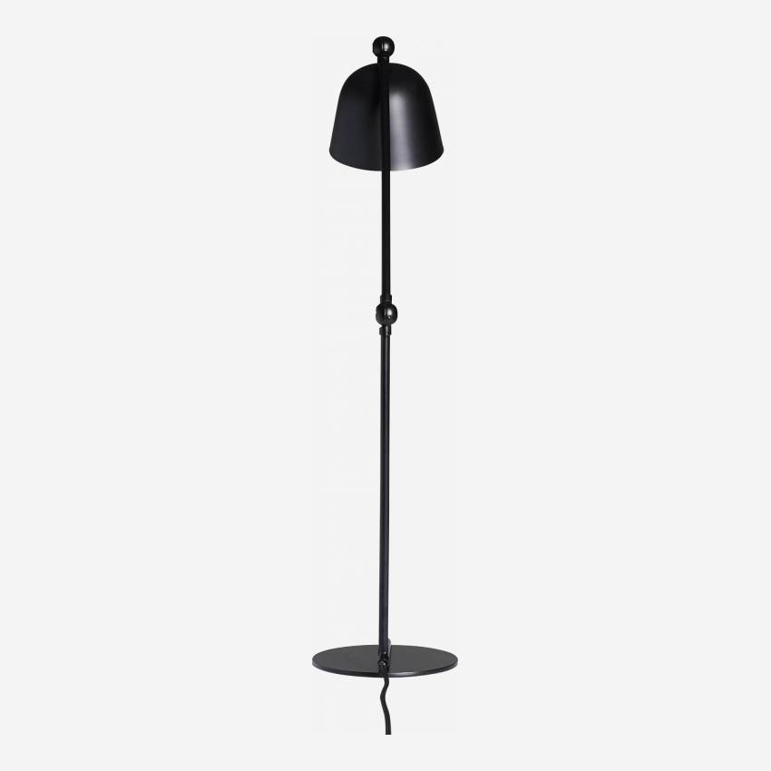 Lampe de table en métal - Hauteur 81 cm - Noir