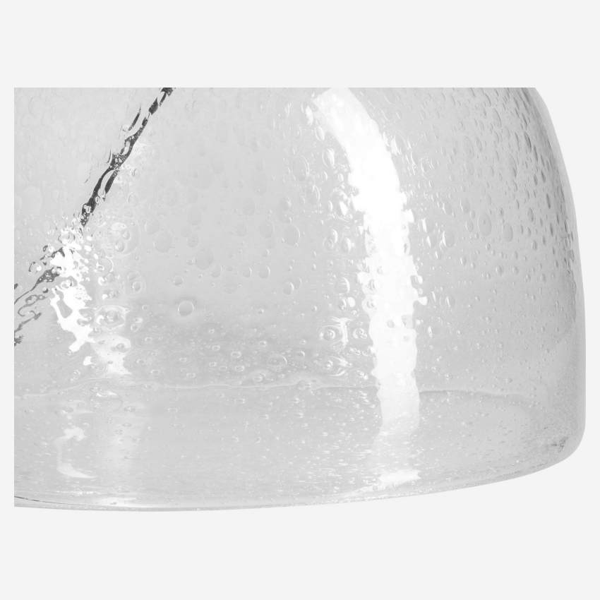 Pie de Lámpara de cristal  transparente