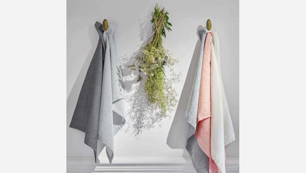 Linen tea towel - 50 x 70 cm - Natural