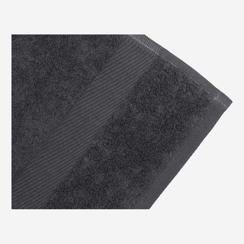 Handtuch aus Baumwolle - 50 x 100 cm - Grau