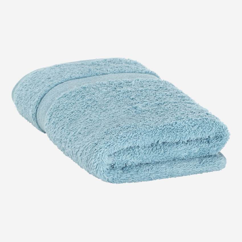 Toalla de ducha de algodón - 70 x 140 cm - Azul