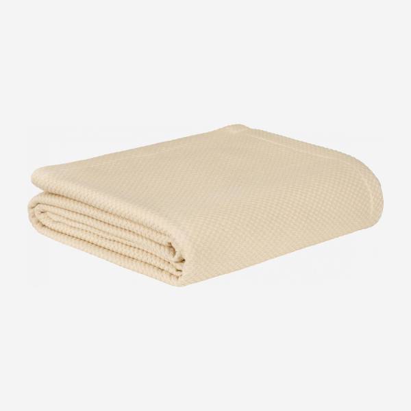 Bedspread 230x260cm natural Egyptian cotton