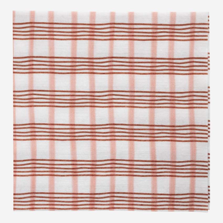 Set 20 servilletas de papel - 25 cm - Estampado rosa by F. Jacques