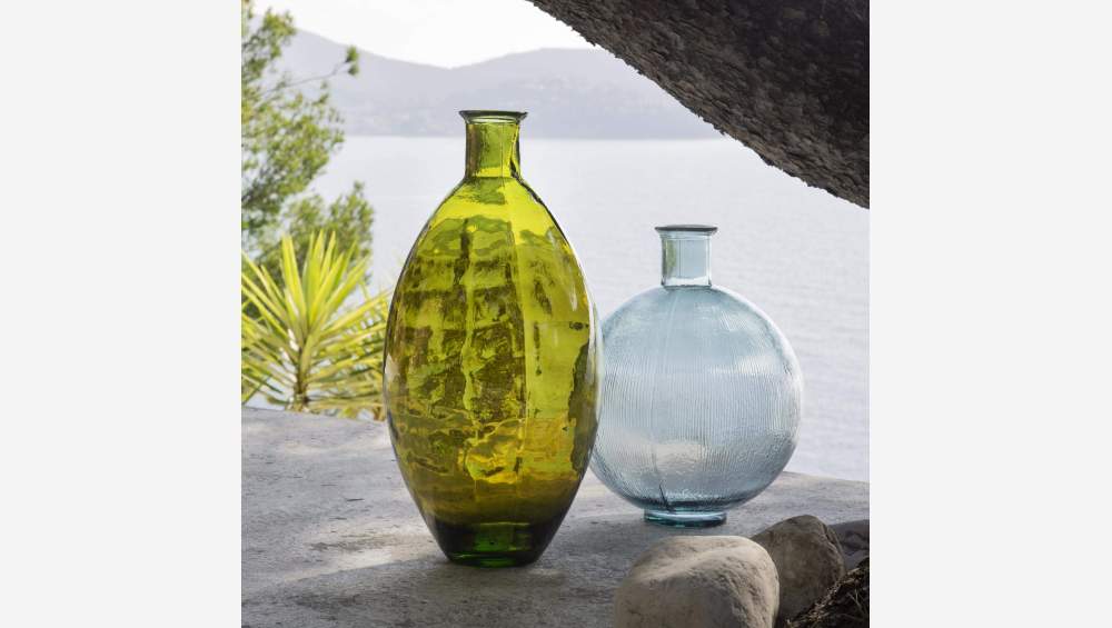 Vase en verre recyclé - 42 cm