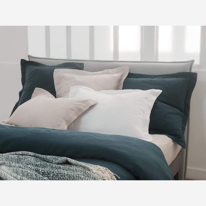 Bettbezug aus Leinen - 200 x 200 cm - Grün
