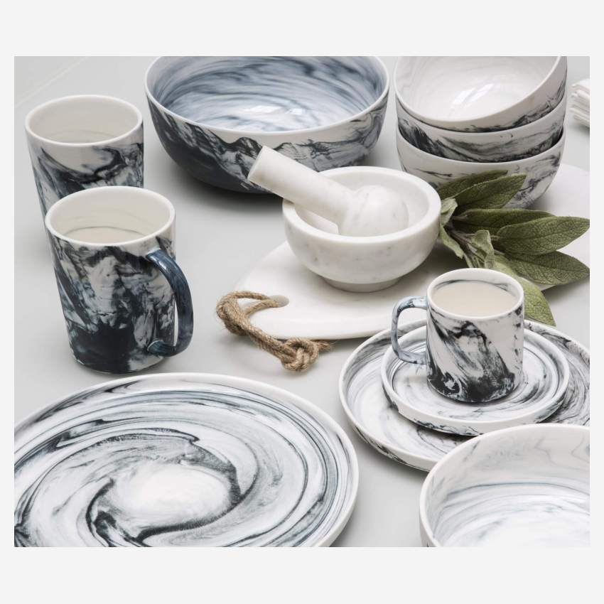 Porcelain mug - 9 cm - Grey