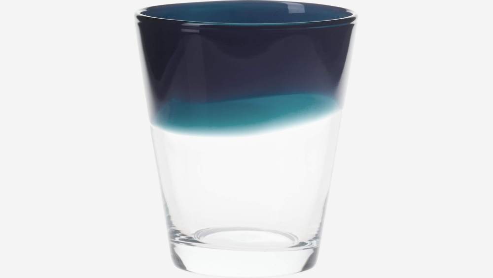 Vaso de vidrio soplado 360 ml - Azul eléctrico