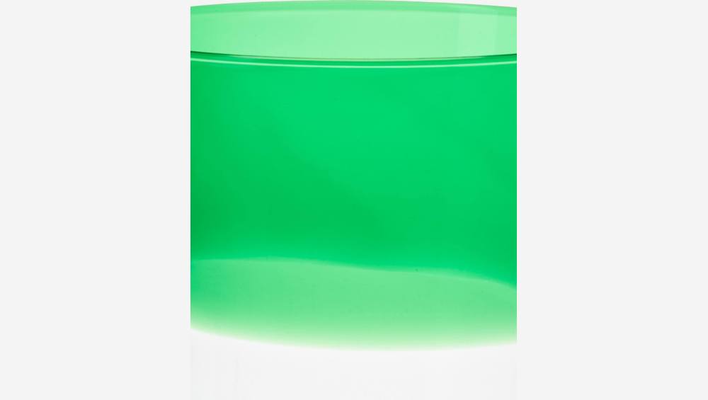 Vaso de vidrio soplado 360 ml - Verde oscuro