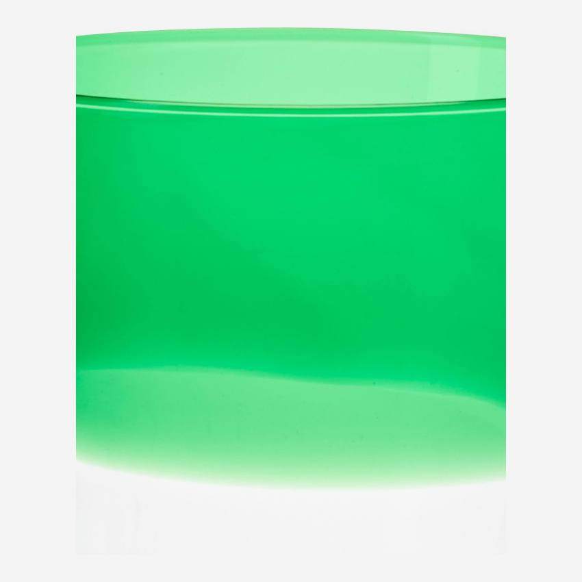 Gobelet en verre soufflé 360 ml - Vert foncé