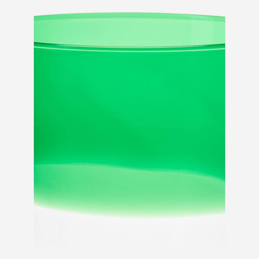 Vaso de vidrio soplado 360 ml - Verde oscuro