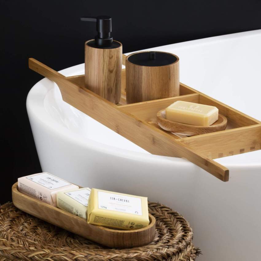 Bamboo bath rack - Natural