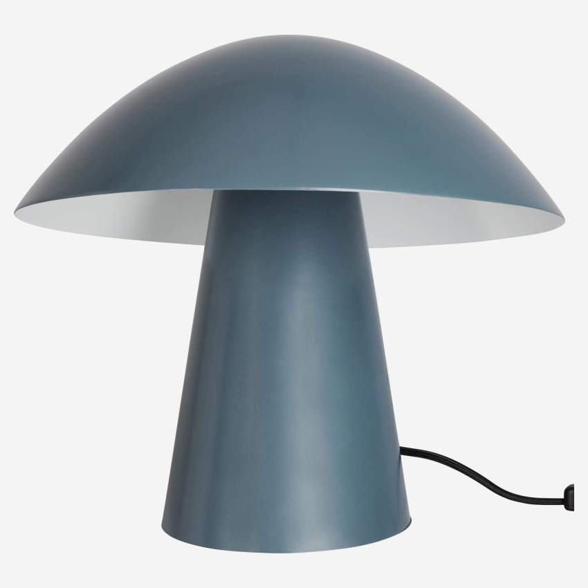 Lampe de table en métal - Bleu