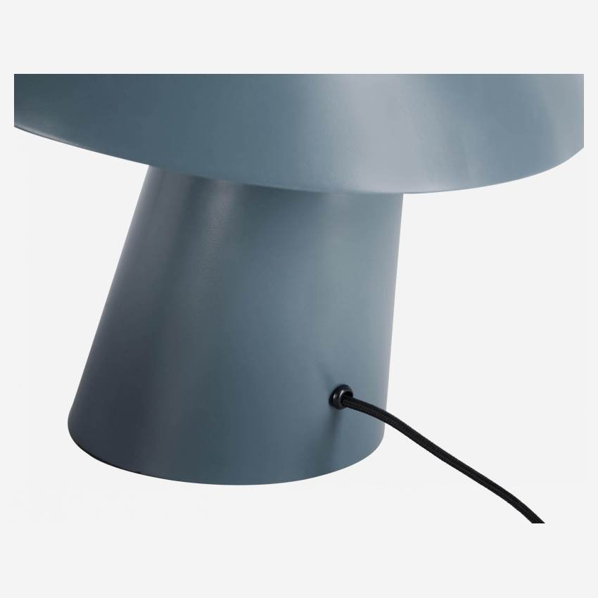 Lampe de table en métal - Bleu