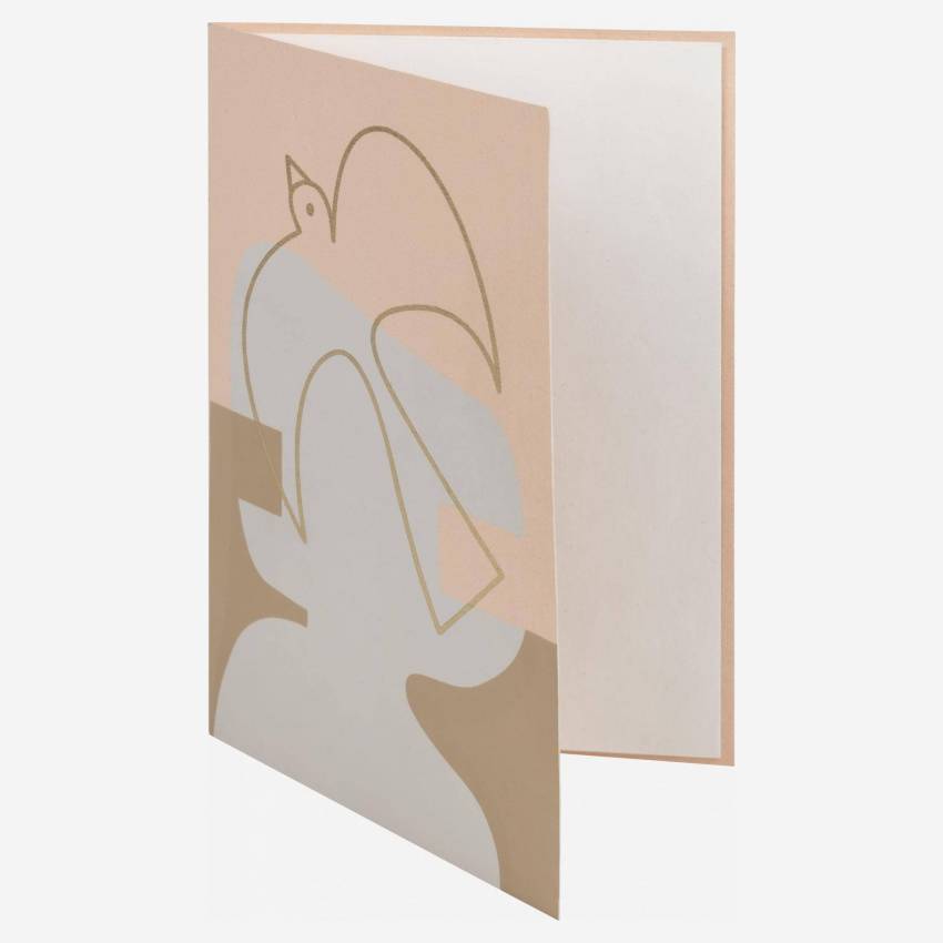 Lot de 4 cartes avec enveloppes - Motif by Floriane Jacques