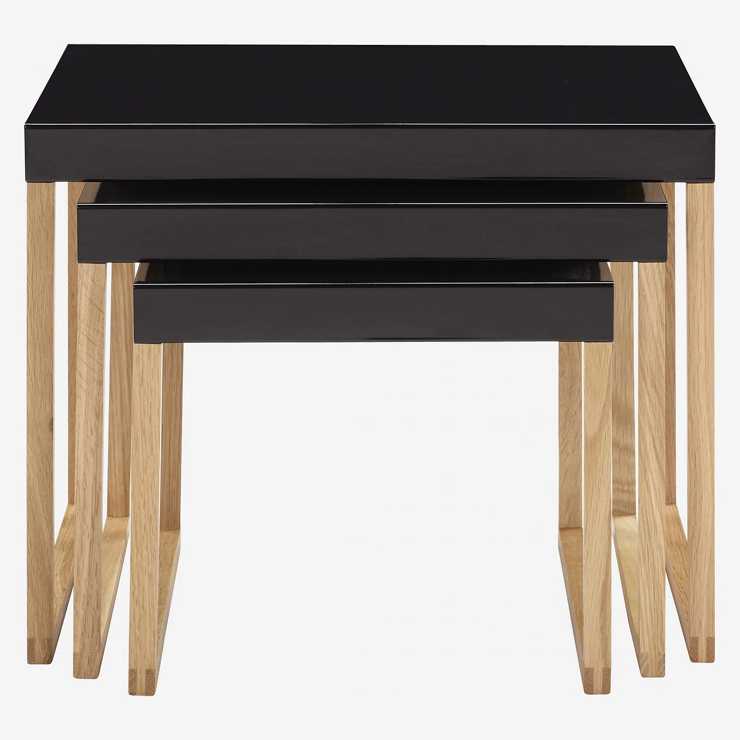Tables gigognes en acier laqué - Noir - Design by Elling Ekornes & Trine Haddal - 1
