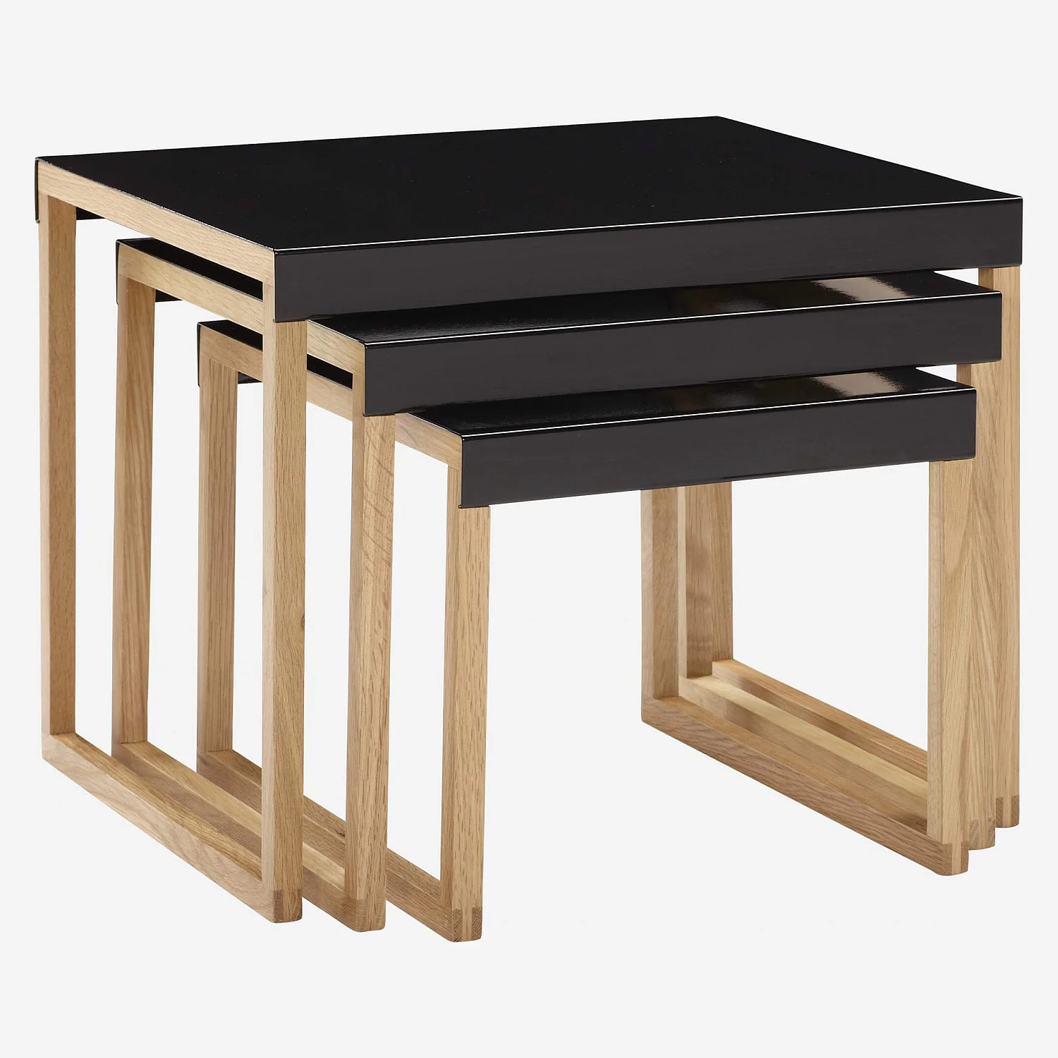 Tables gigognes en acier laqué - Noir - Design by Elling Ekornes & Trine Haddal - 3