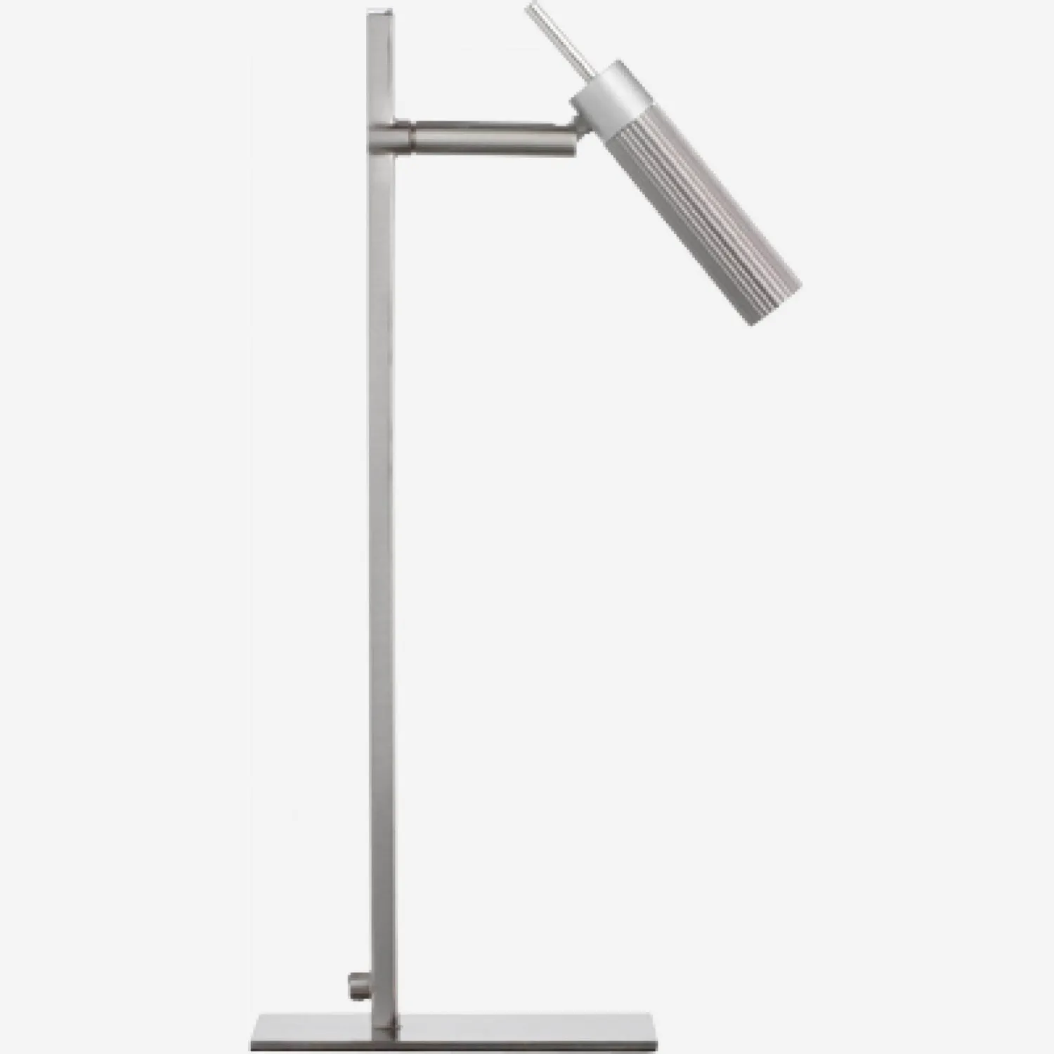 Lampe de bureau 37cm en métal gris