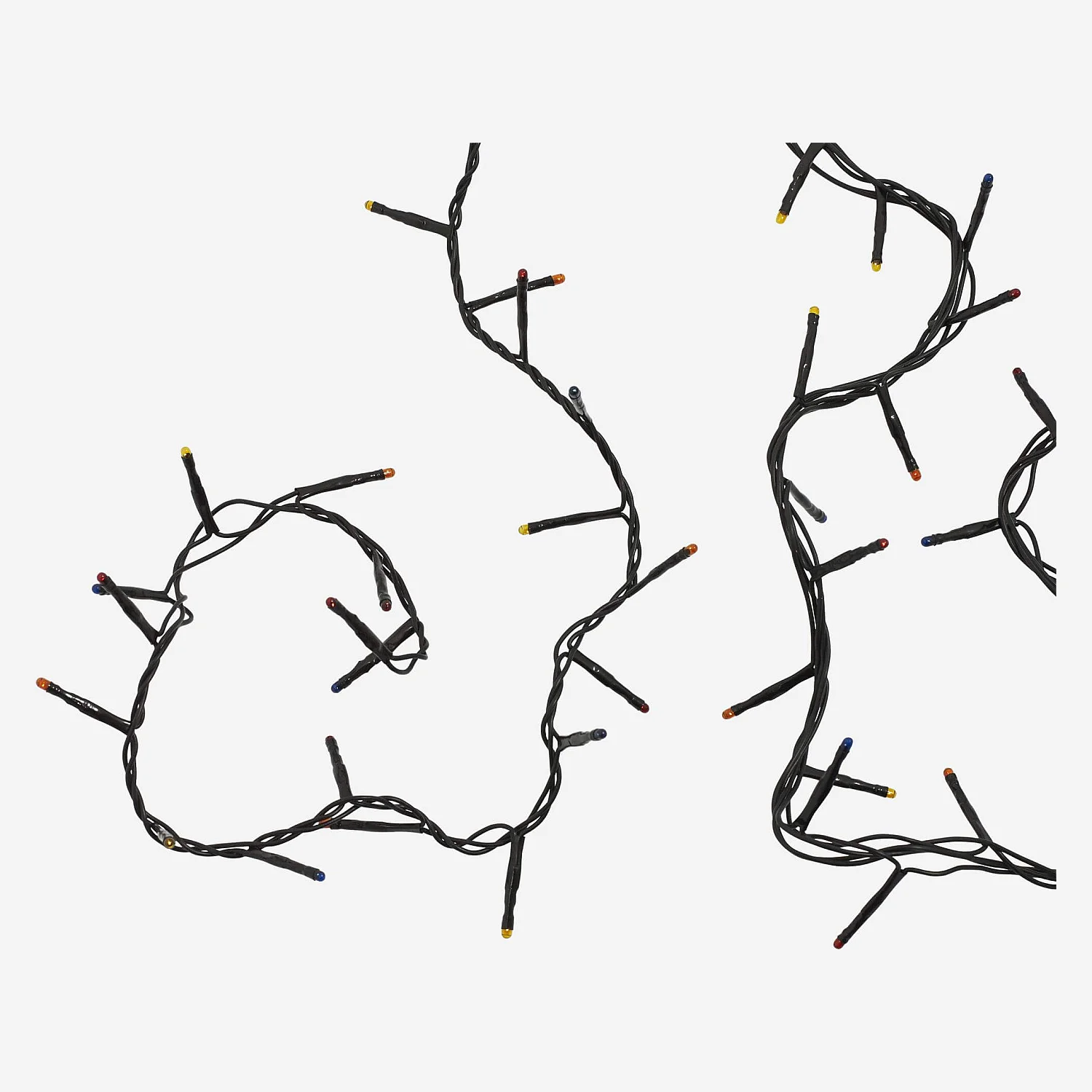 Led lichtslinger 600cm zwart - 2