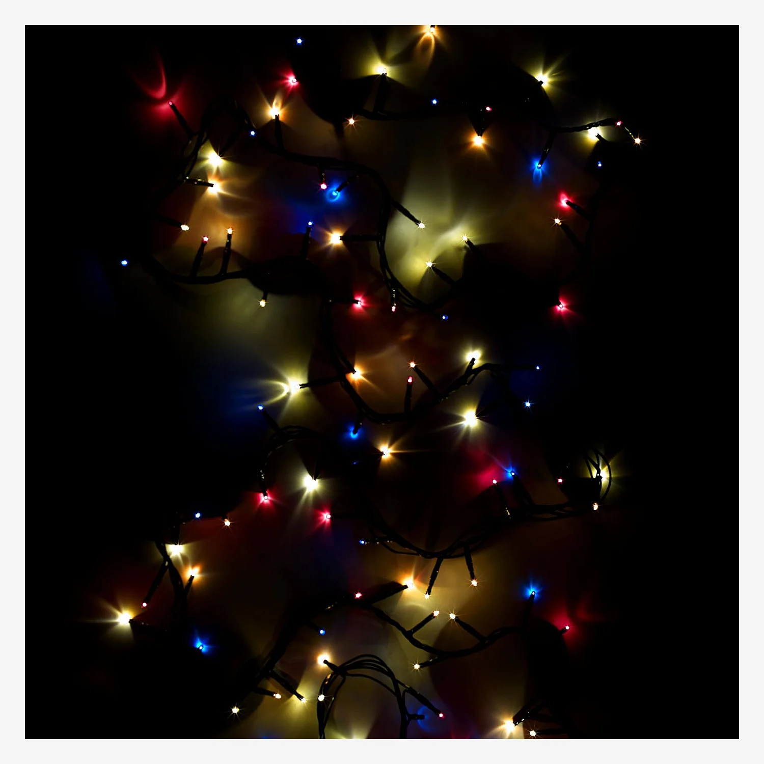 Led lichtslinger 600cm zwart - 4