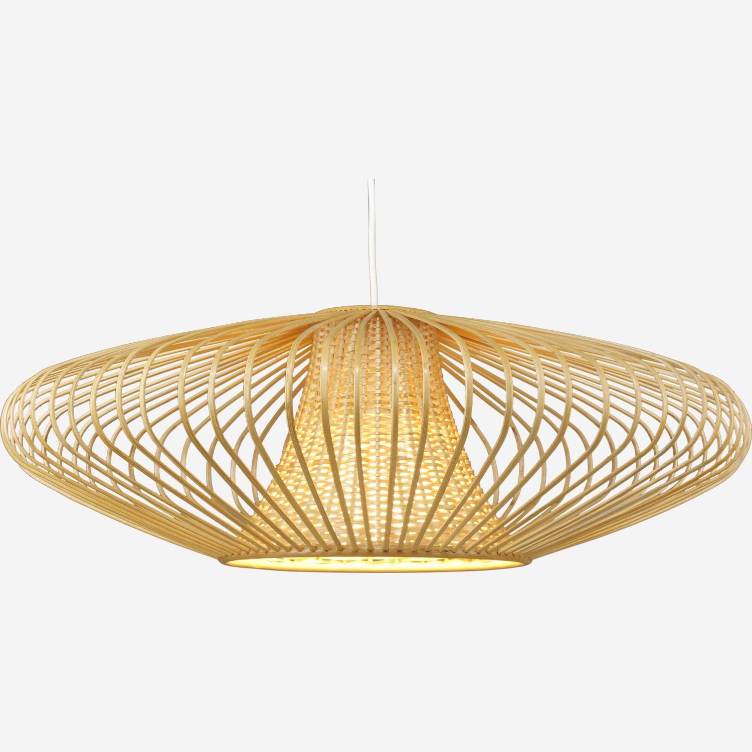 Abat-jour de suspension en bambou, diamètre 66 cm