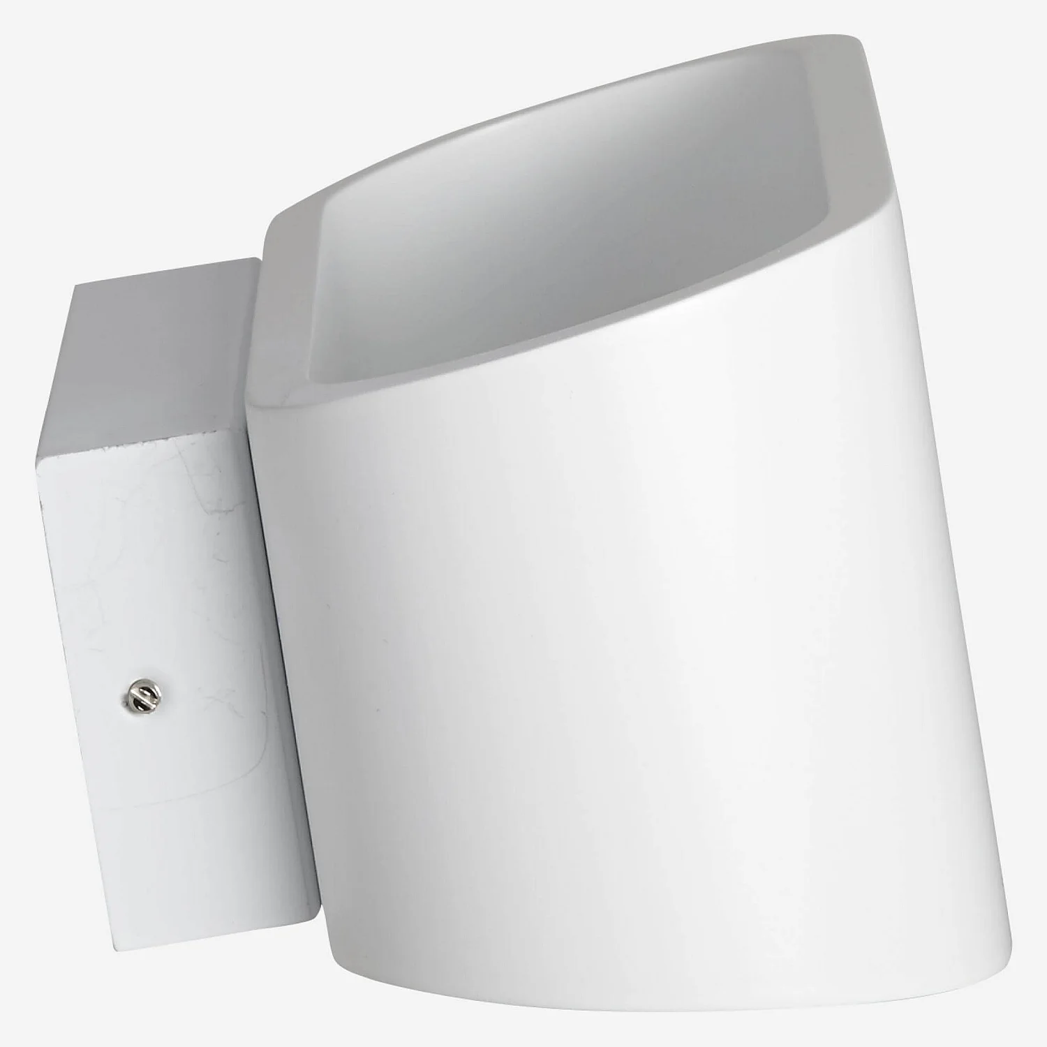 Lampada da parete 18 cm in metallo bianco - 3