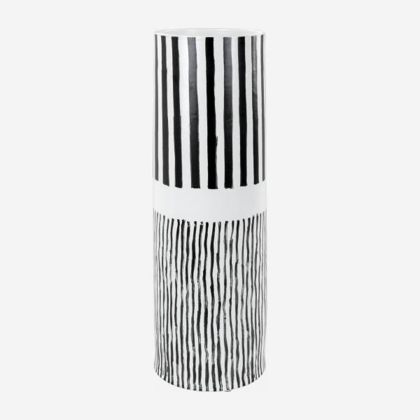 Vase en porcelaine - 49 cm - Noir