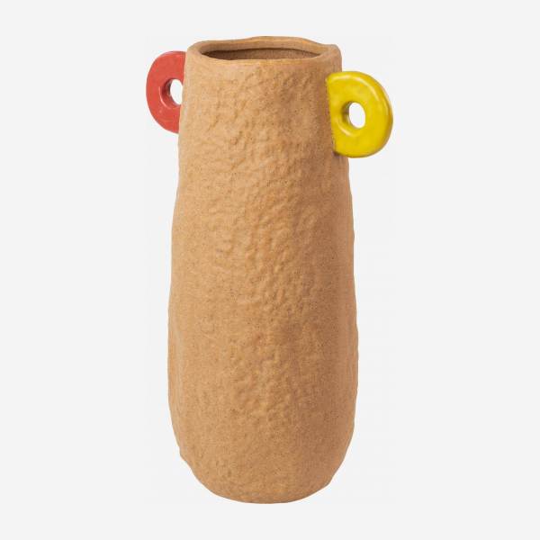 Vase aus Keramik - 34 cm - Terrakotta