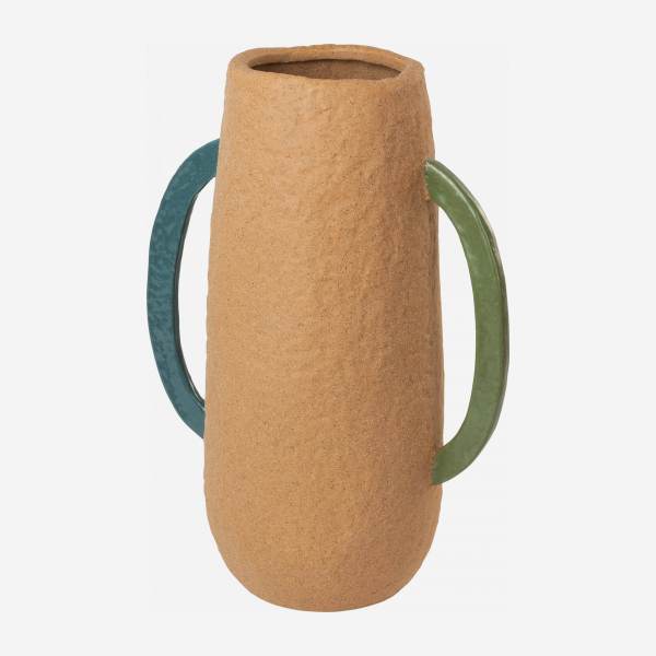 Vase aus Keramik - 35 cm - Terrakotta