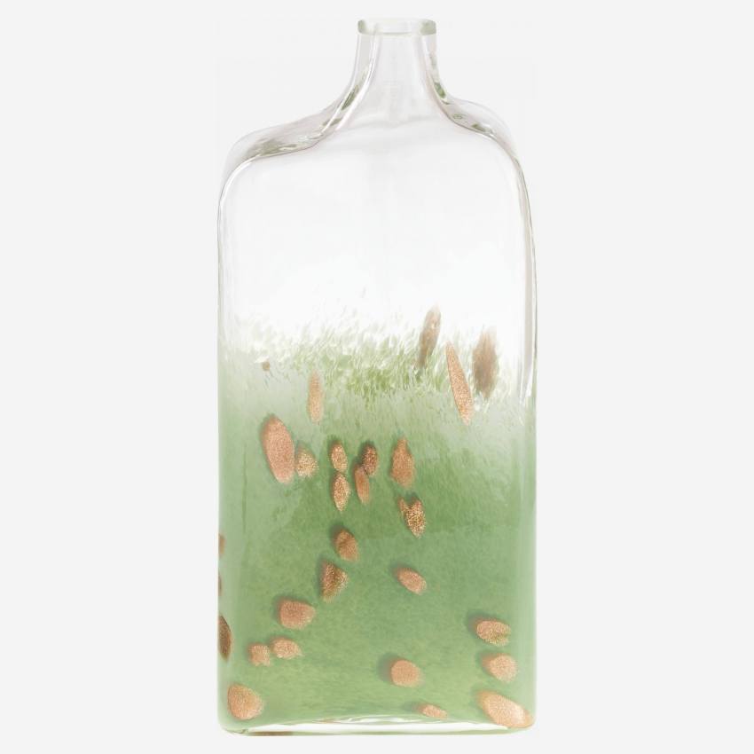 Vase en verre - 31 cm - Vert céladon