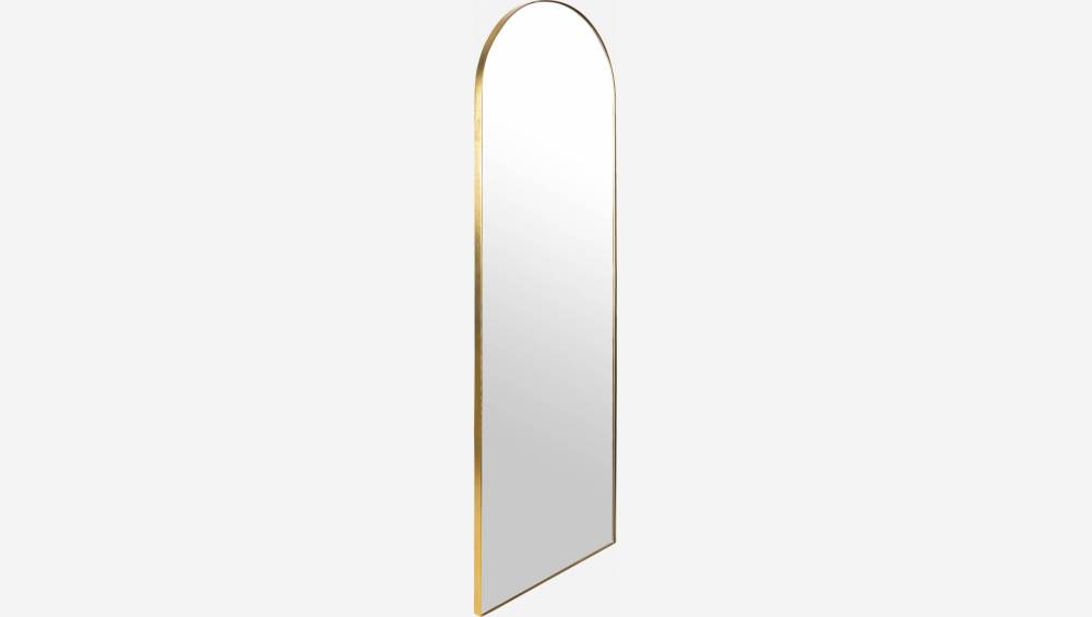 Espejo de pared de metal - 152 x 50 cm - Dorado
