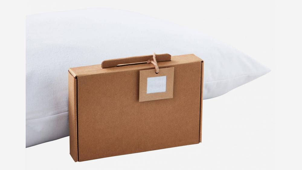 Protège oreiller en coton - 50 x 80 cm