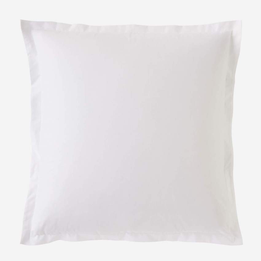 Taie d'oreiller en coton - 65 x 65 cm - Blanc