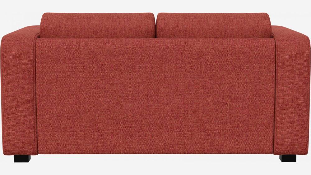 Sofá compacto de tela - Rojo